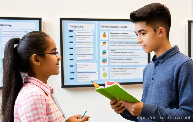 교사 학생 학습 능력 평가법 - **Prompt 1: Individualized Learning Journey in a Modern Classroom**
    A vibrant, sunlit classroom ...